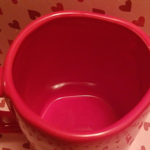 Rae Dunn Red 2 sided  "NAUGHTY/NICE" coffee mug - Picture 5 of 5